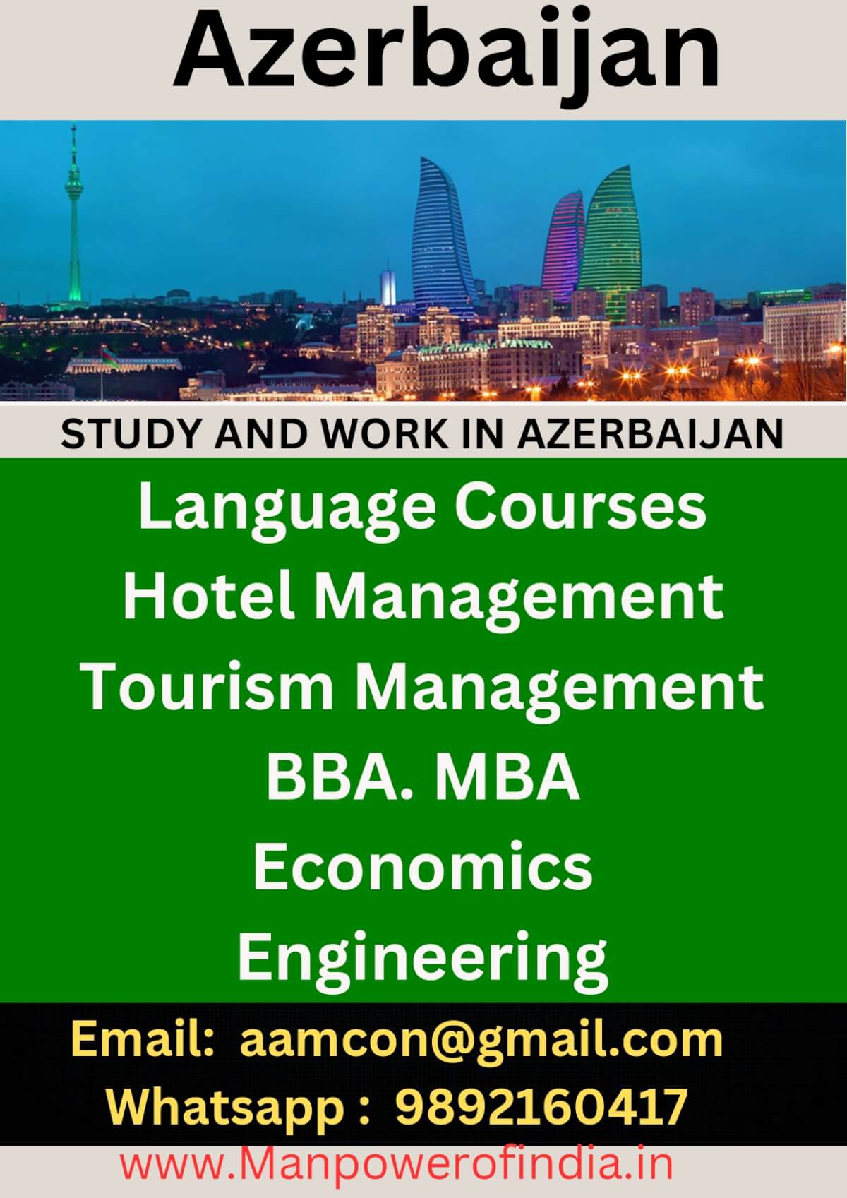 Work and Study in Azerbaijan