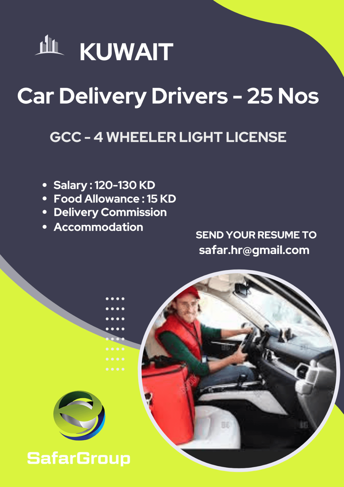 Car Delivery Drivers - Kuwait