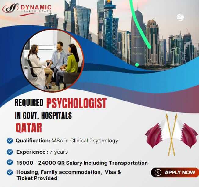 Need Psychologist for Qatar