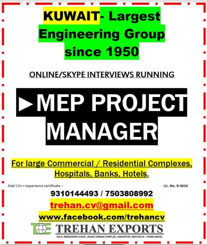 MEP PROJECT MANAGER
