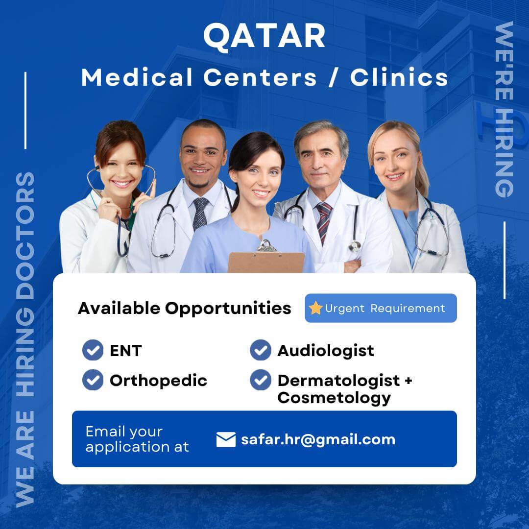 DOCTORS Required for Qatar