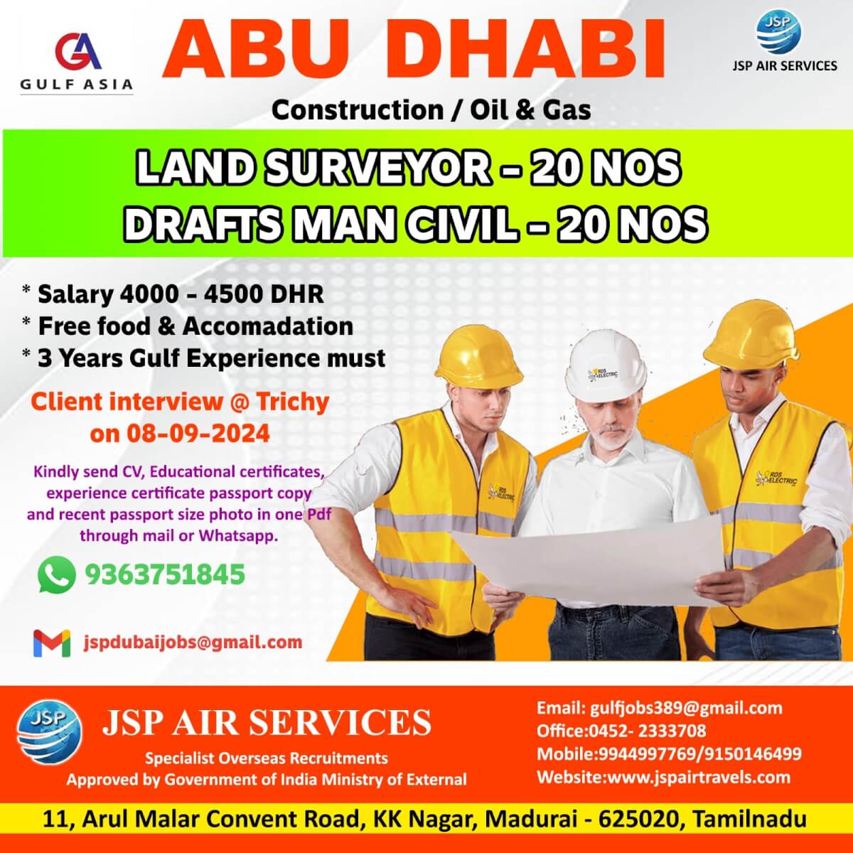 URGENT REQUIREMENT FOR UAE ( LAND SURVEYOR )