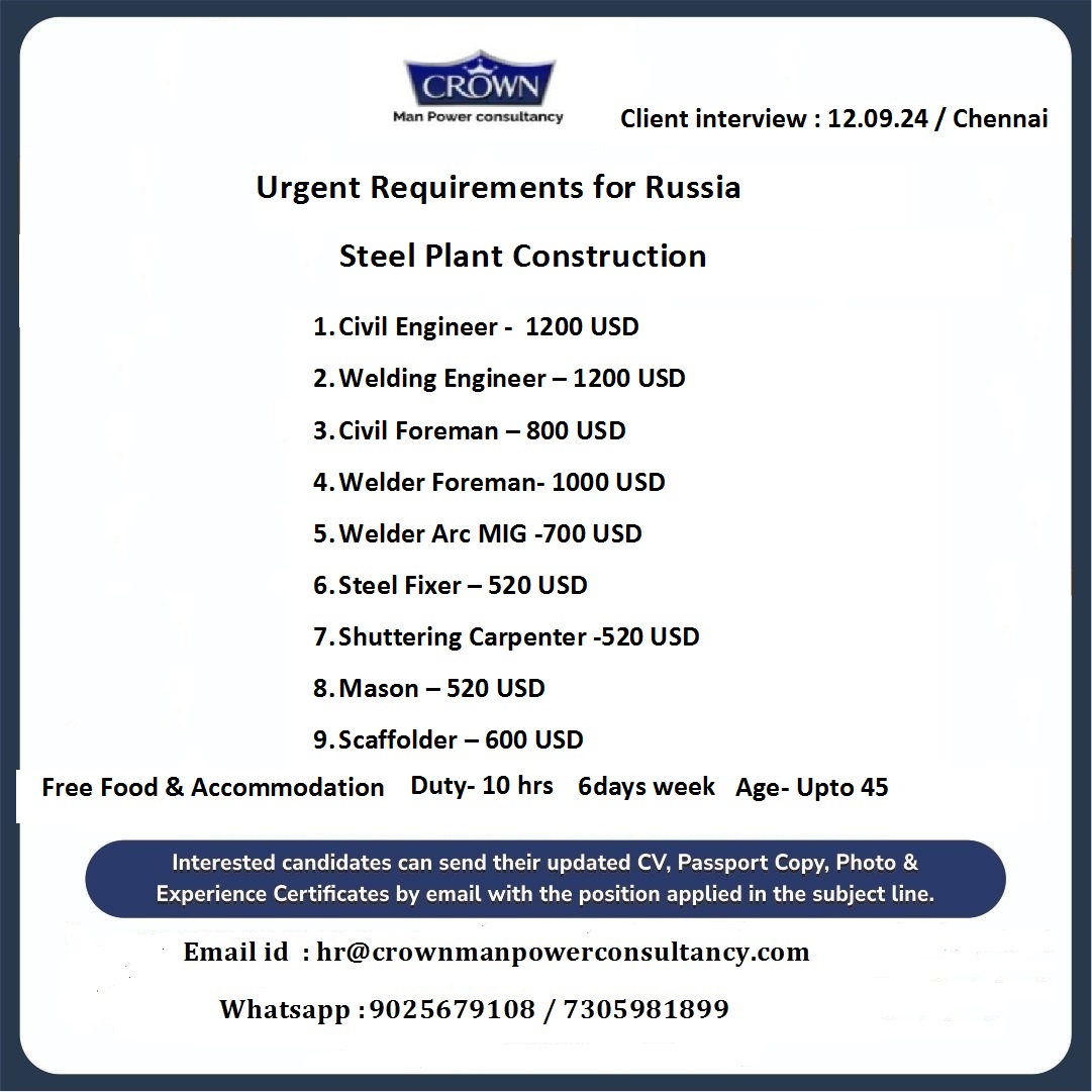 Hiring Now Russia