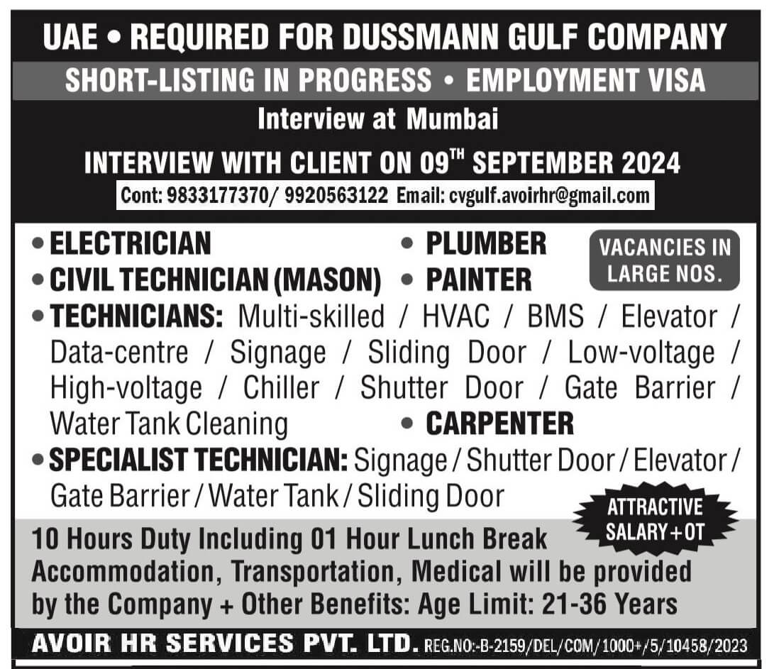 Client Interview in Mumbai on 9th September