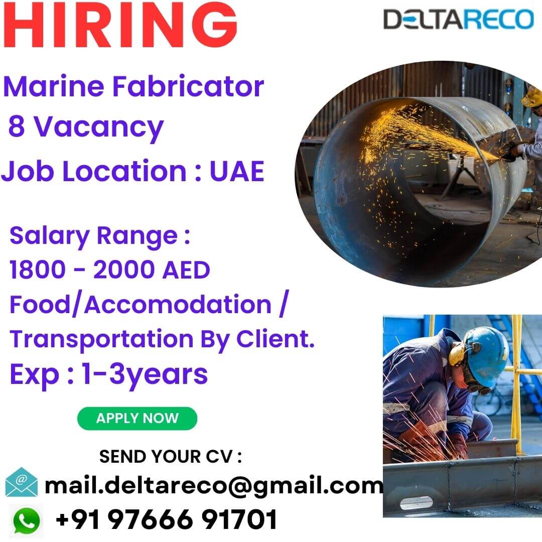 Hiring Fabricators /Marine Fabricator