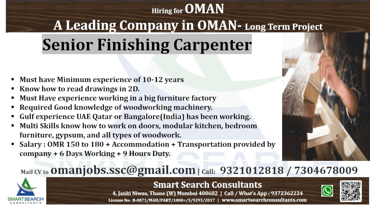 Senior Finishing Carpenter