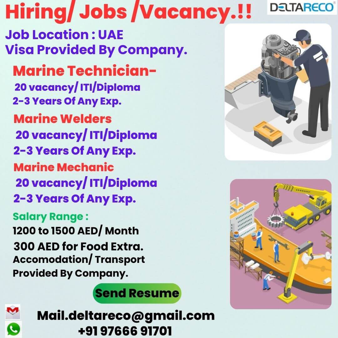 Hiring Marine Technician /Boat Technician