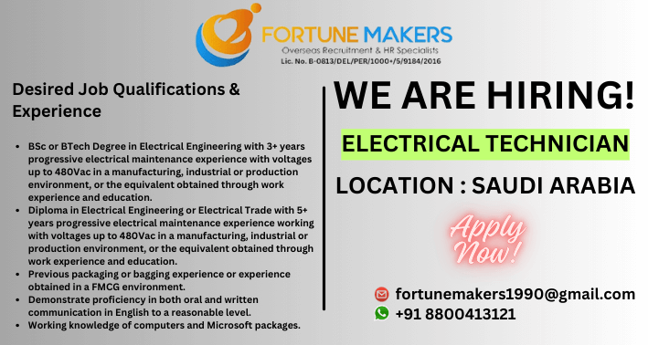 ELECTRICAL TECHNICIAN