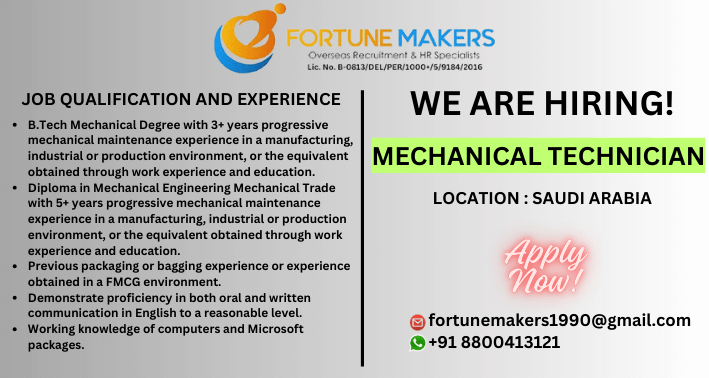 MECHANICAL TECHNICIAN