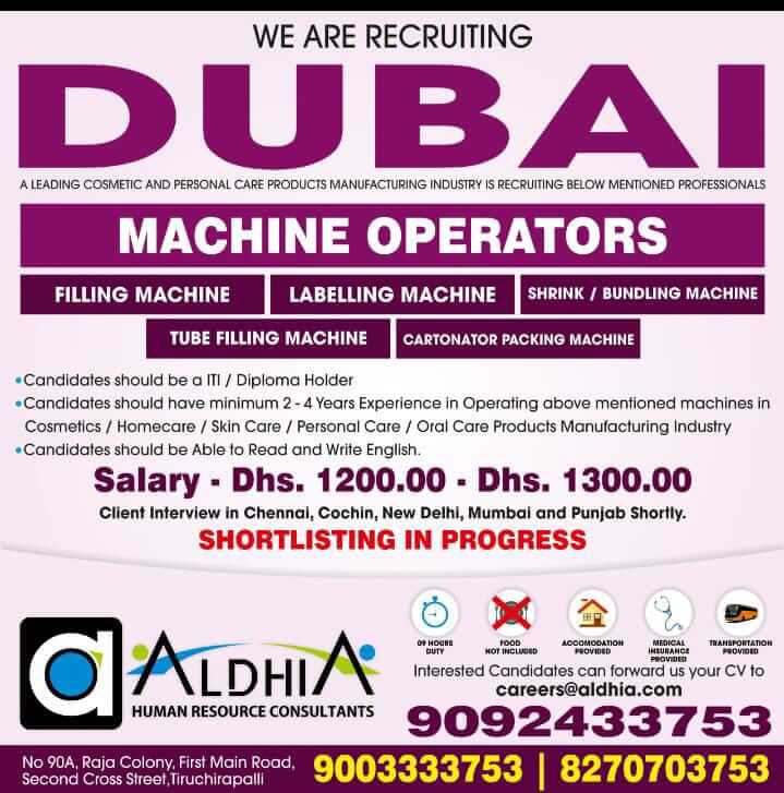 Machine Operator