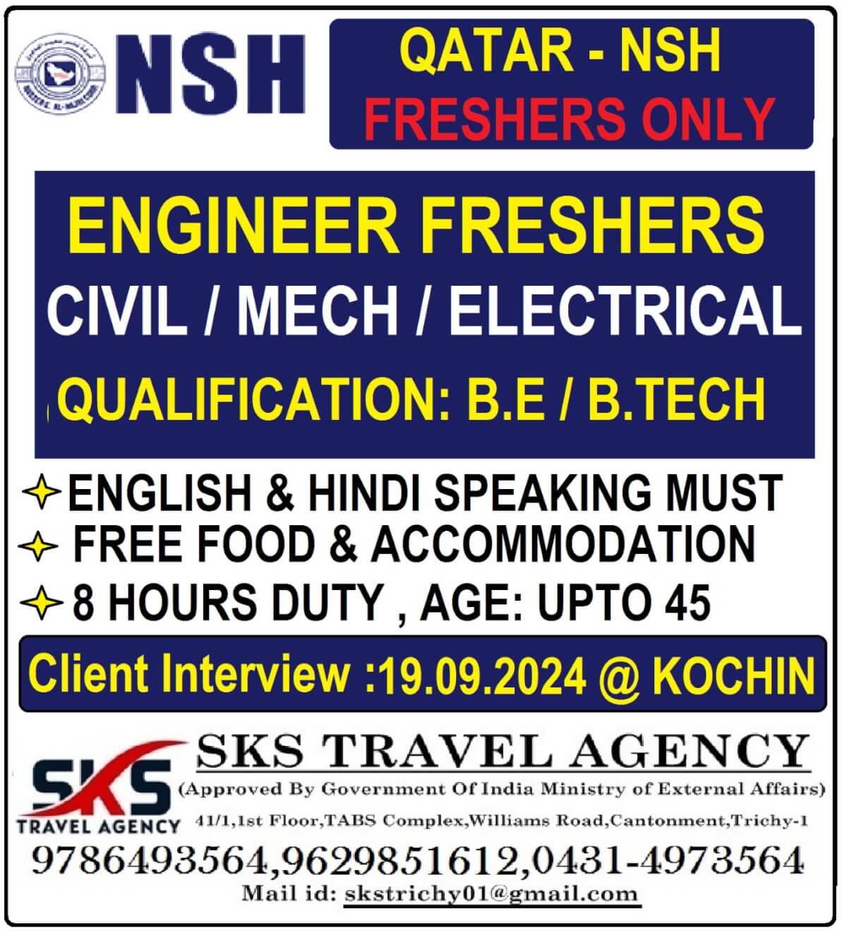 WANTED QATAR  NSH