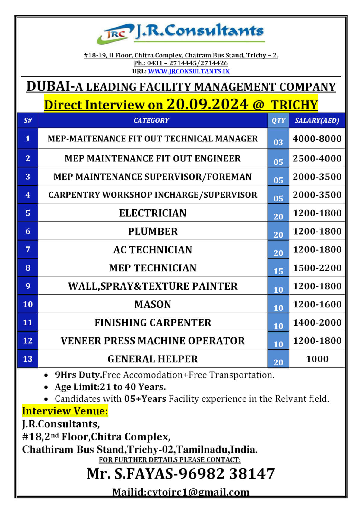 DUBAI A LEADING FACILITY MANAGEMENT COMPANY