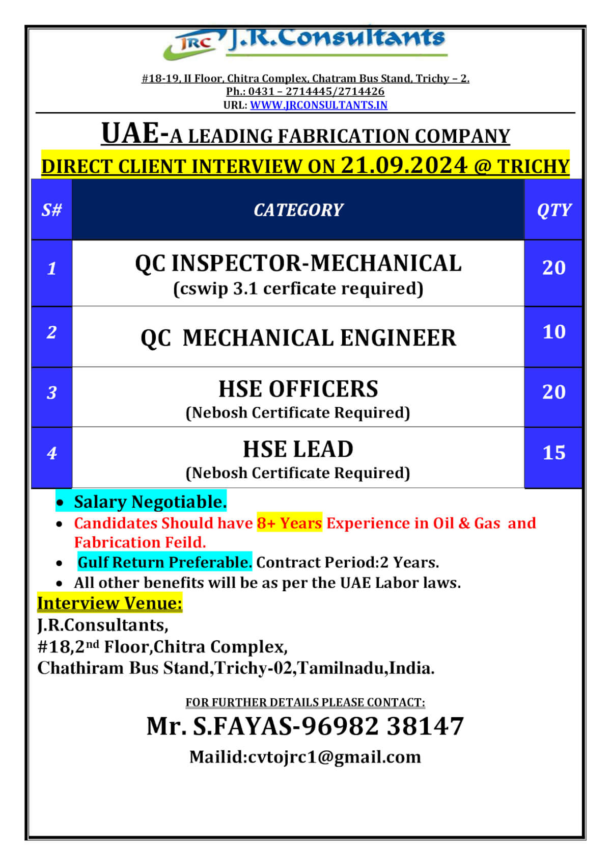 DUBAI-A LEADING FABRICATION COMPANY