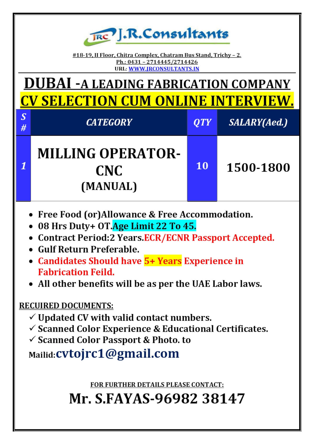 DUBAI- A LEADING FABRICATION COMPANY