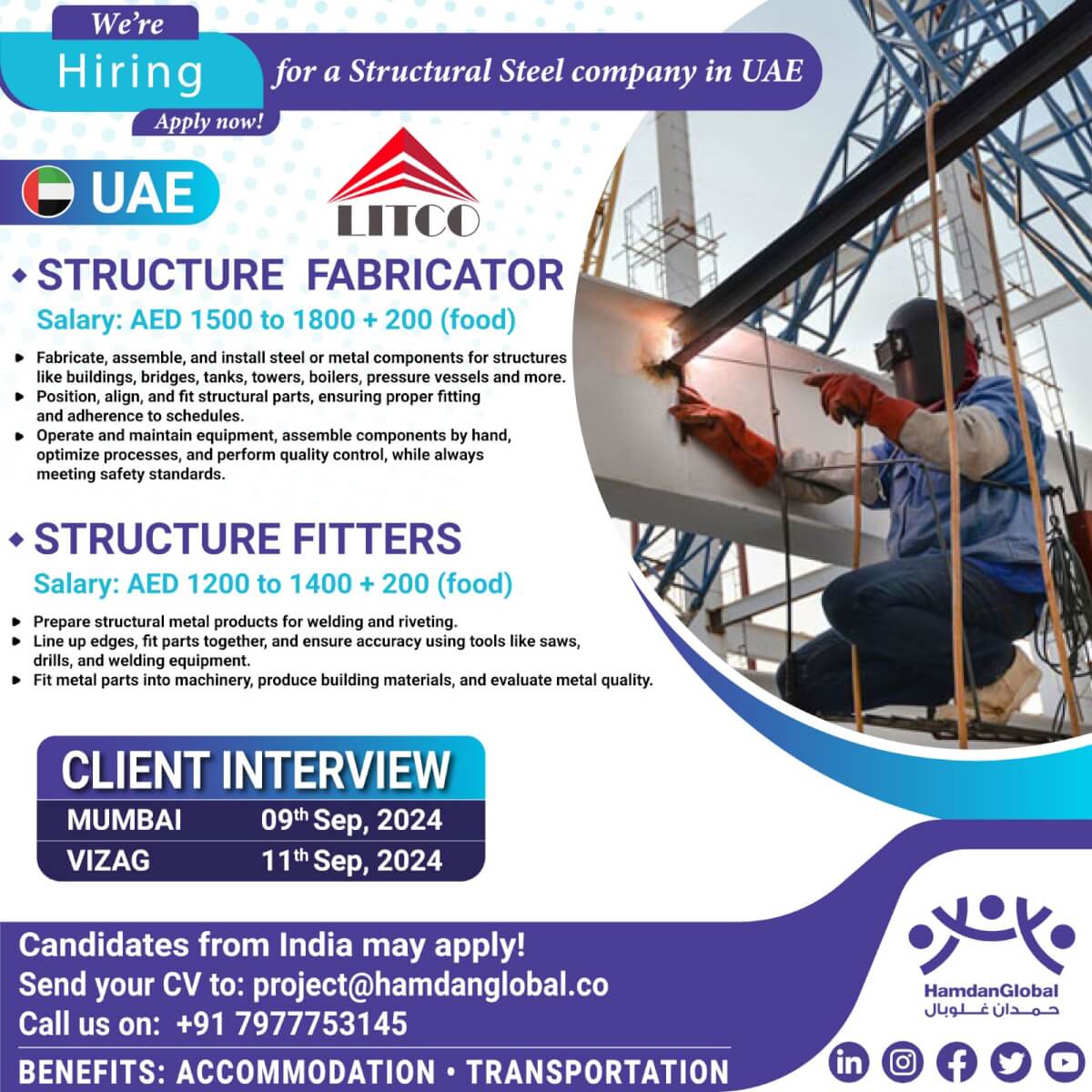 GOLDEN OPPORTUNITY TO BUILD CAREER WITH LEADING COMPANY IN UAE