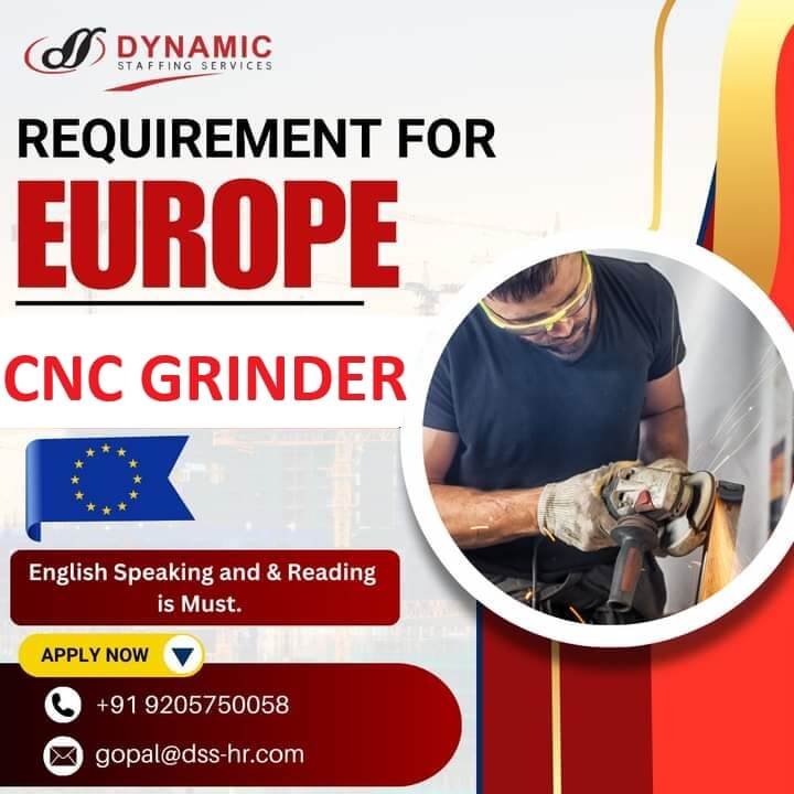 New Demand for Europe - CNC Grinder cum Machinist