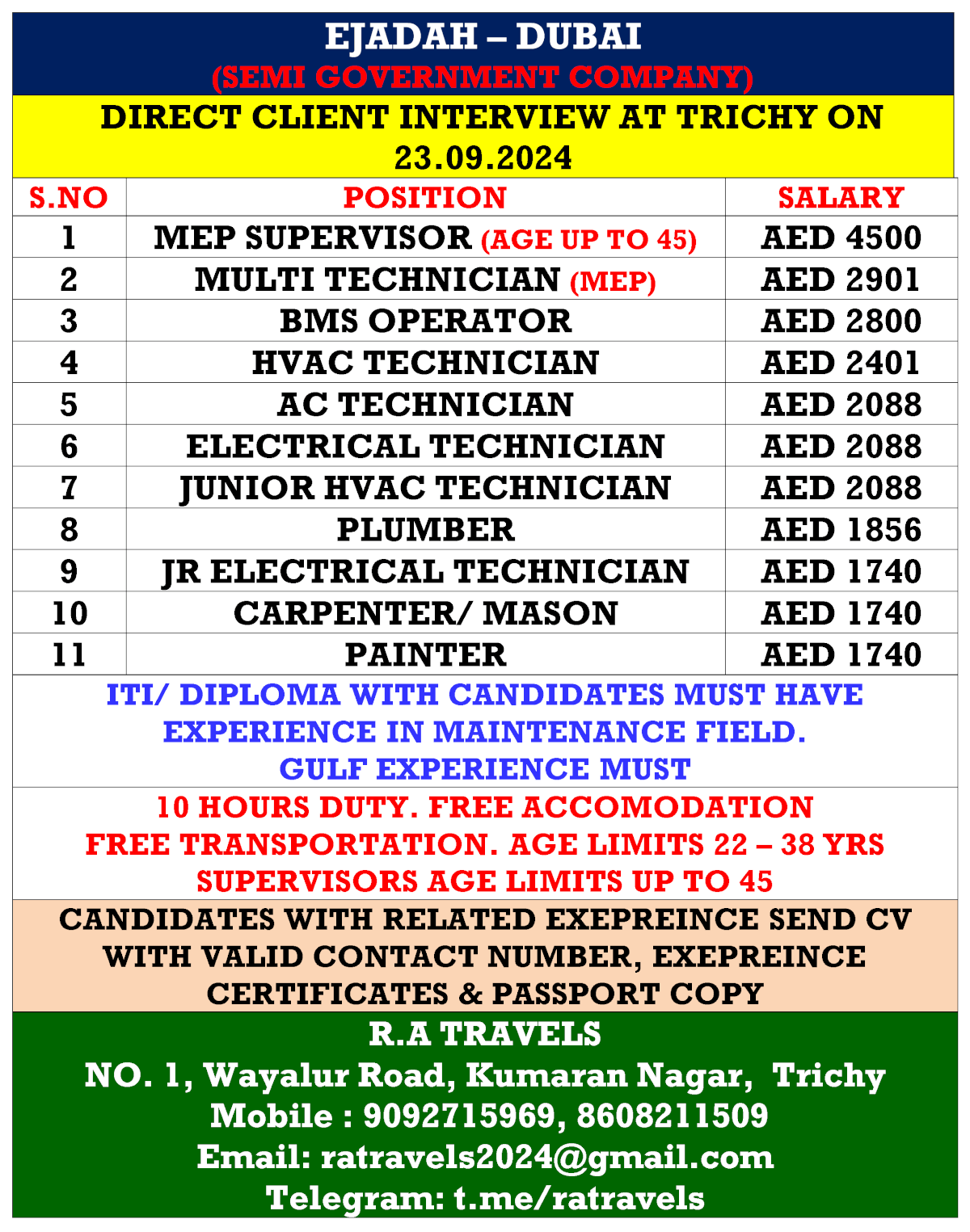 EJADAH – DUBAI (SEMI GOVERNMENT COMPANY)