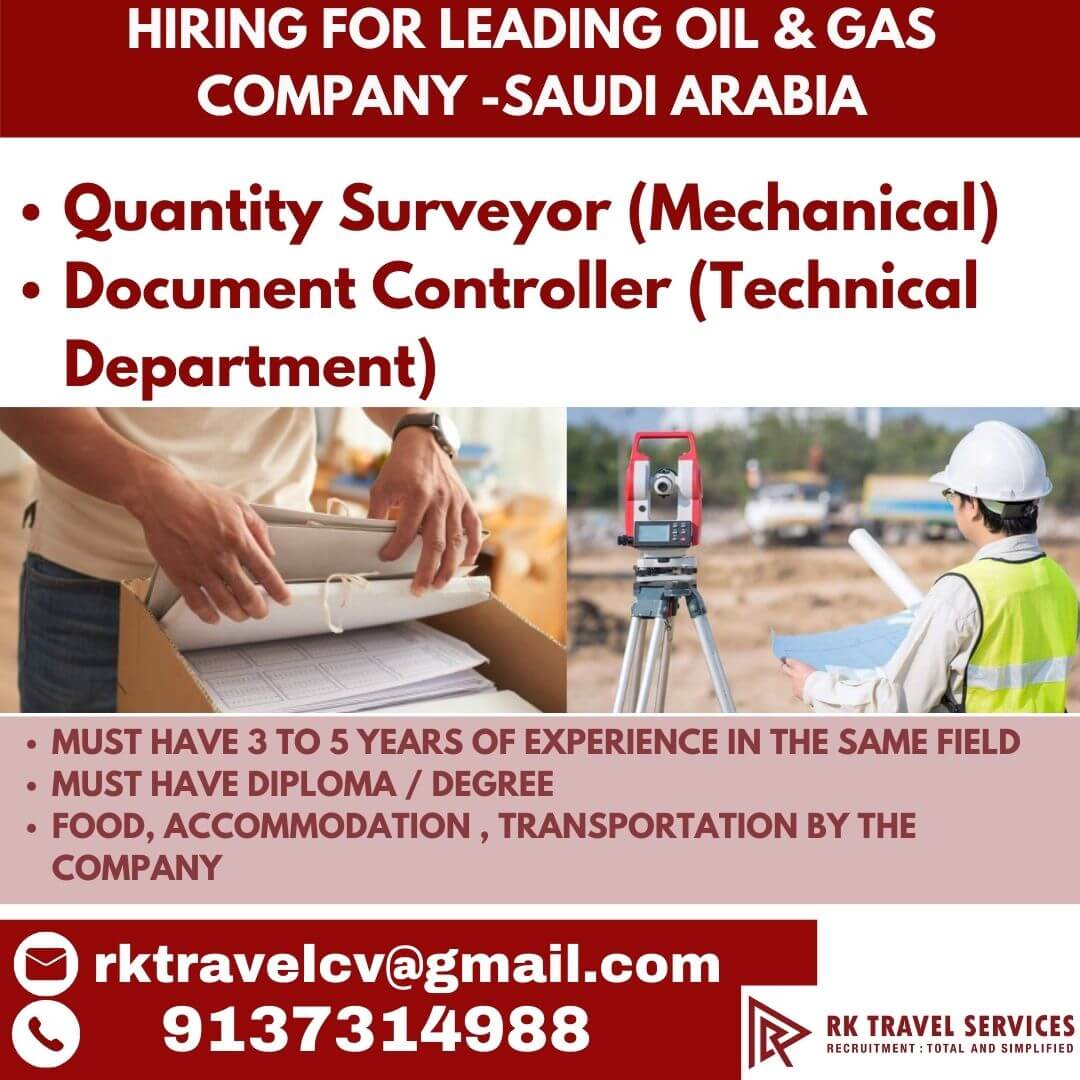 Requirement for Leading Oil & Gas Company in Kingdom of Saudi Arabia