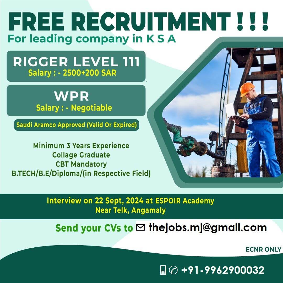 Free Requirement - Saudi Arabia