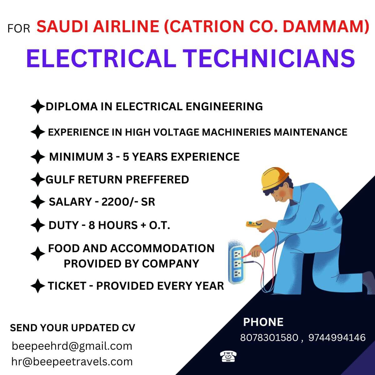 ELECTRICAL TECHNICIANS