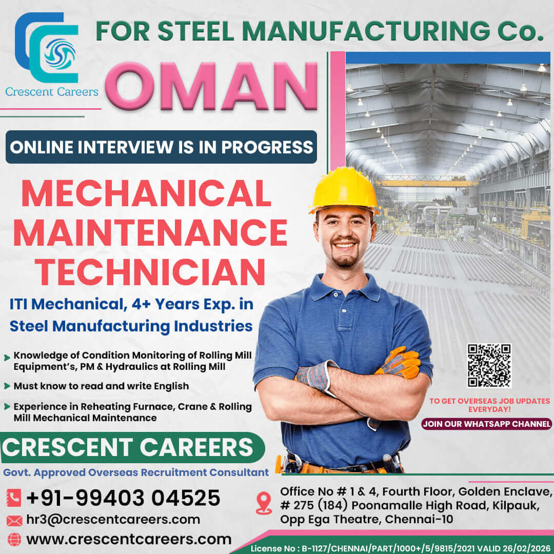 MECHANICAL MAINTENANCE TECHNICIAN