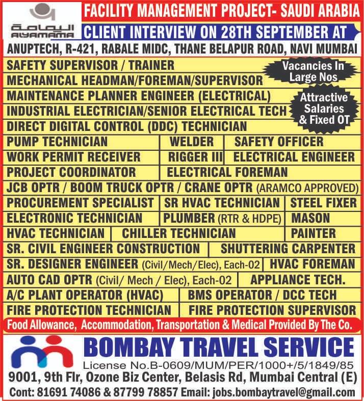 FINAL FACE TO FACE CLIENT INTERVIEW ON 28th SEPTEMBER. 2024 (SUNDAY) IN MUMBAI