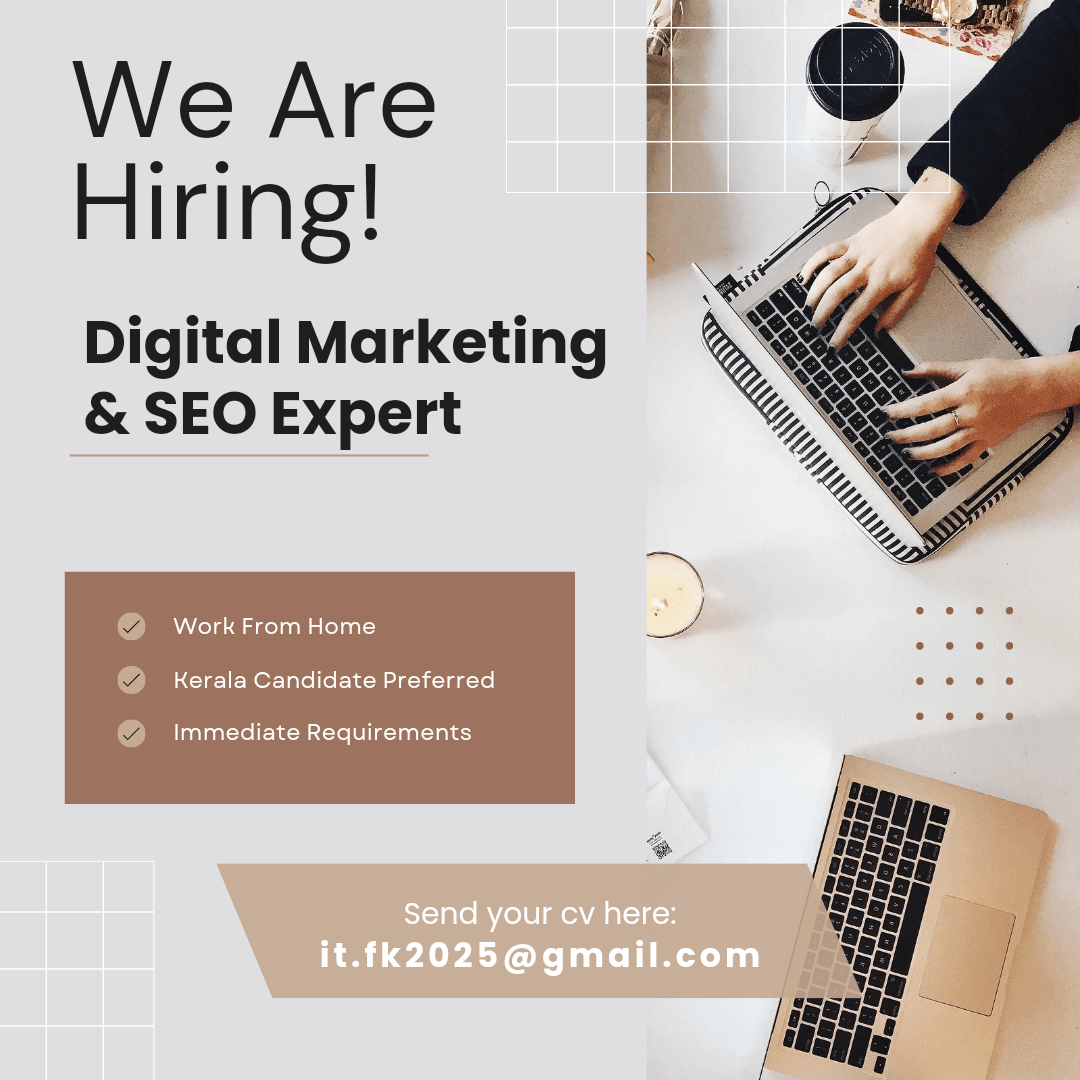 Required Digital Marketing cum SEO for a IT firm In Kerala, India.