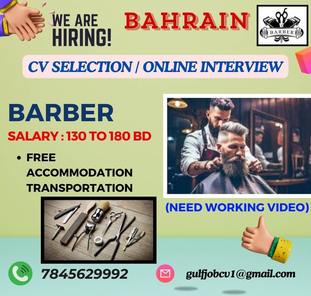 Urgently required for a leading co in Bahrain