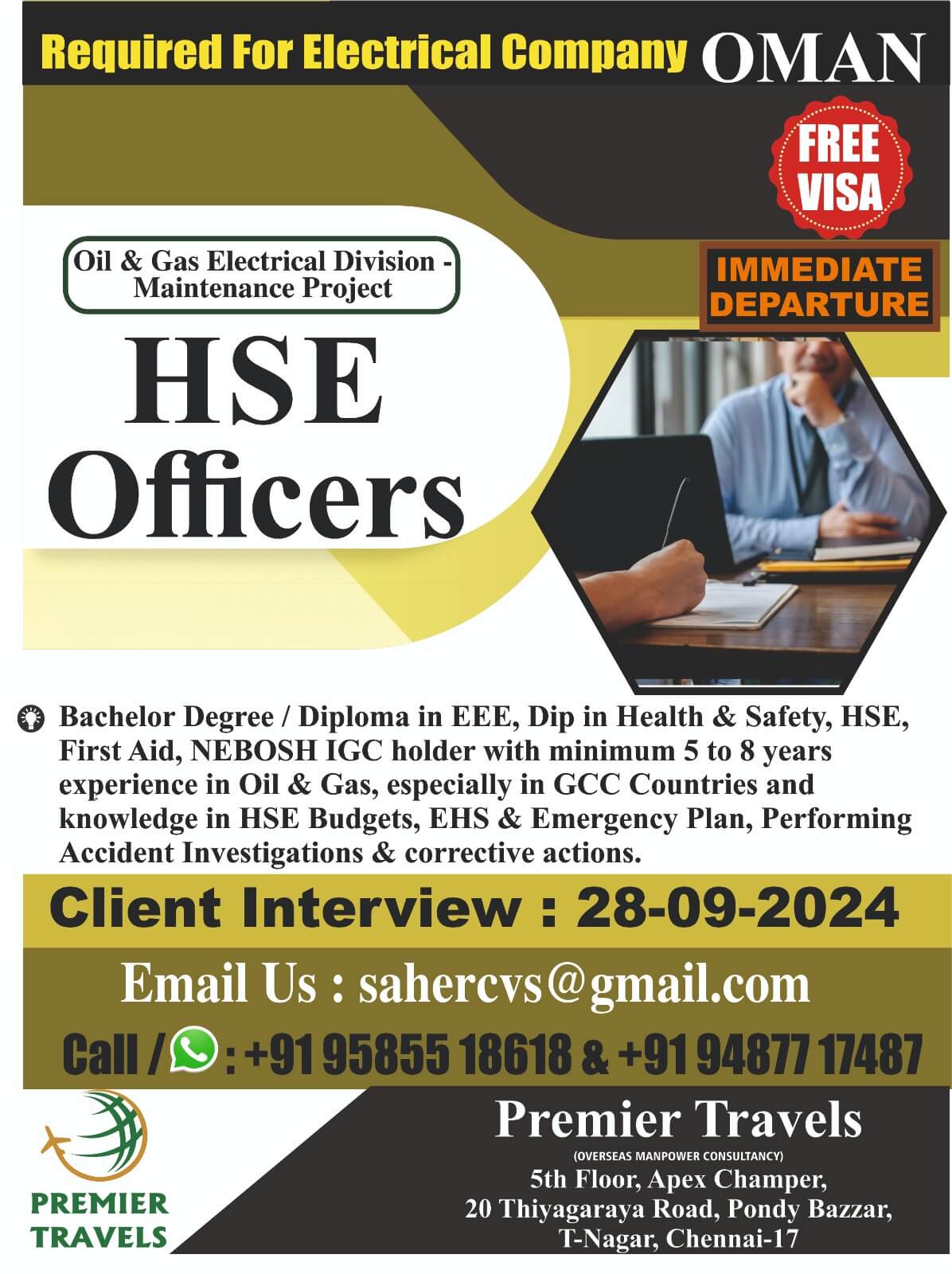 HSE Advisor/Officer