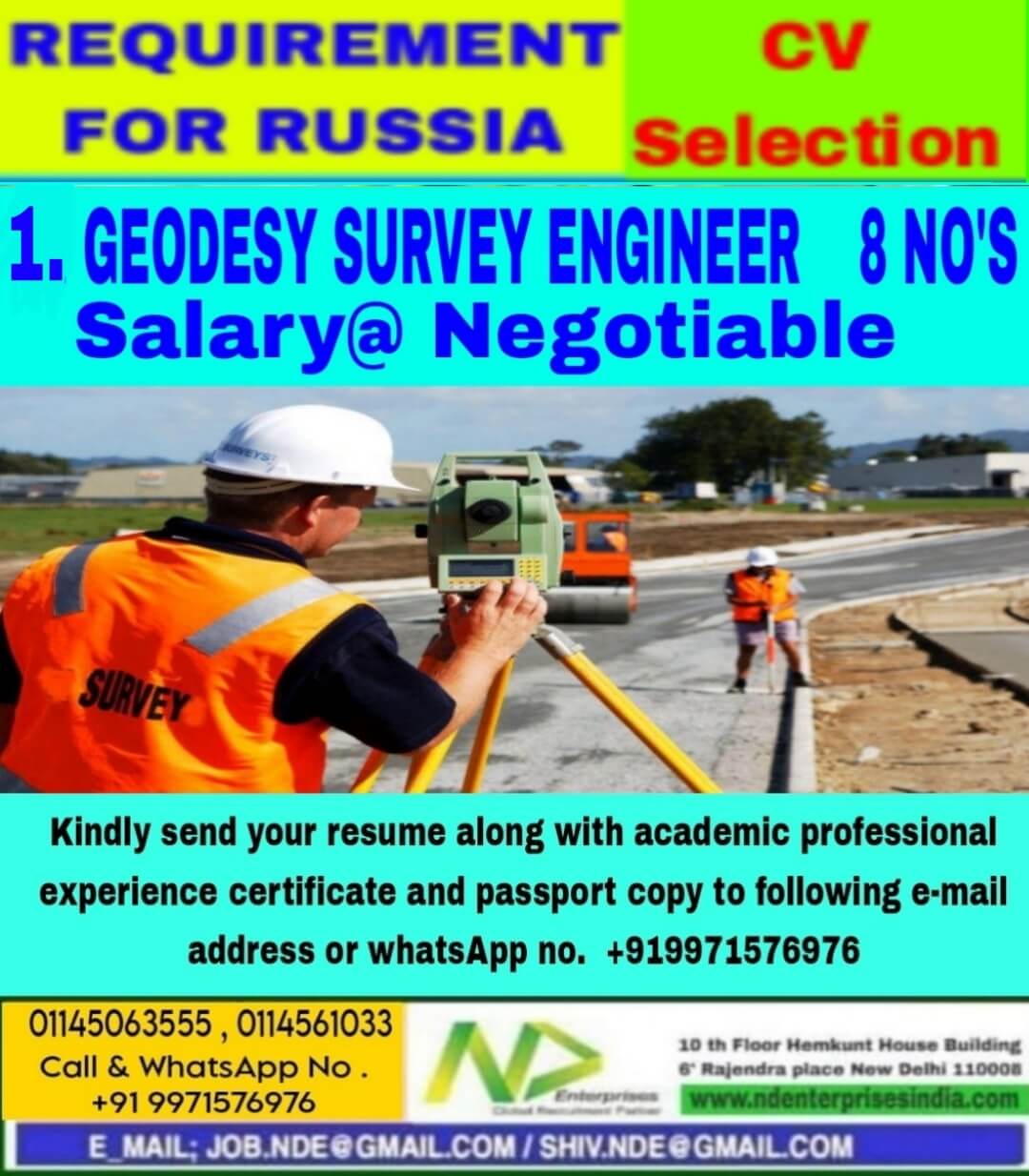 GEODESY SURVEY ENGINEER