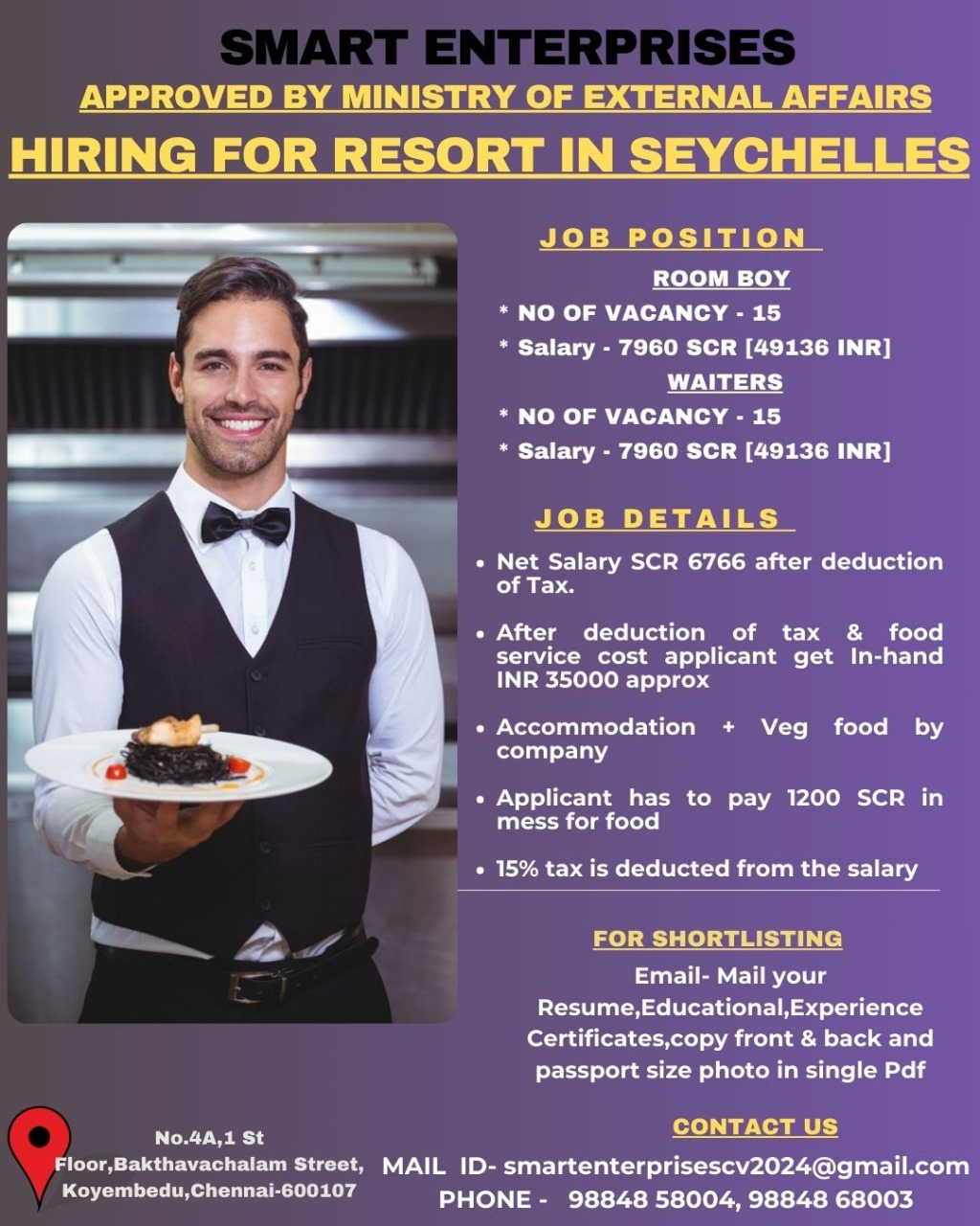 HIRING FOR RESOPR IN SEYCHELLES