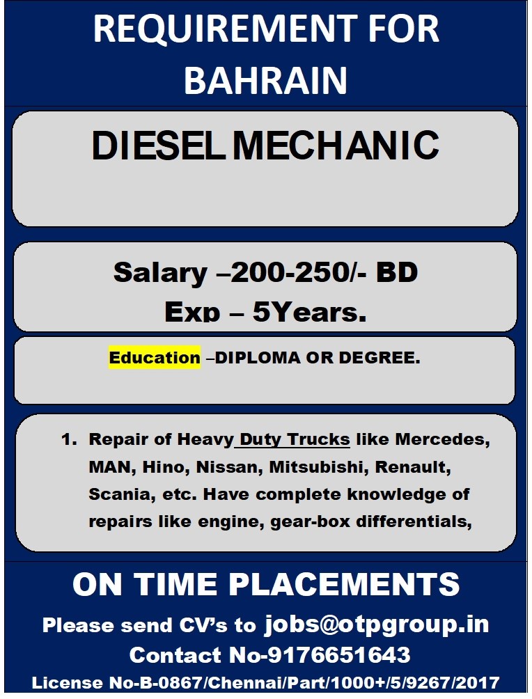 DIESEL MECHANIC