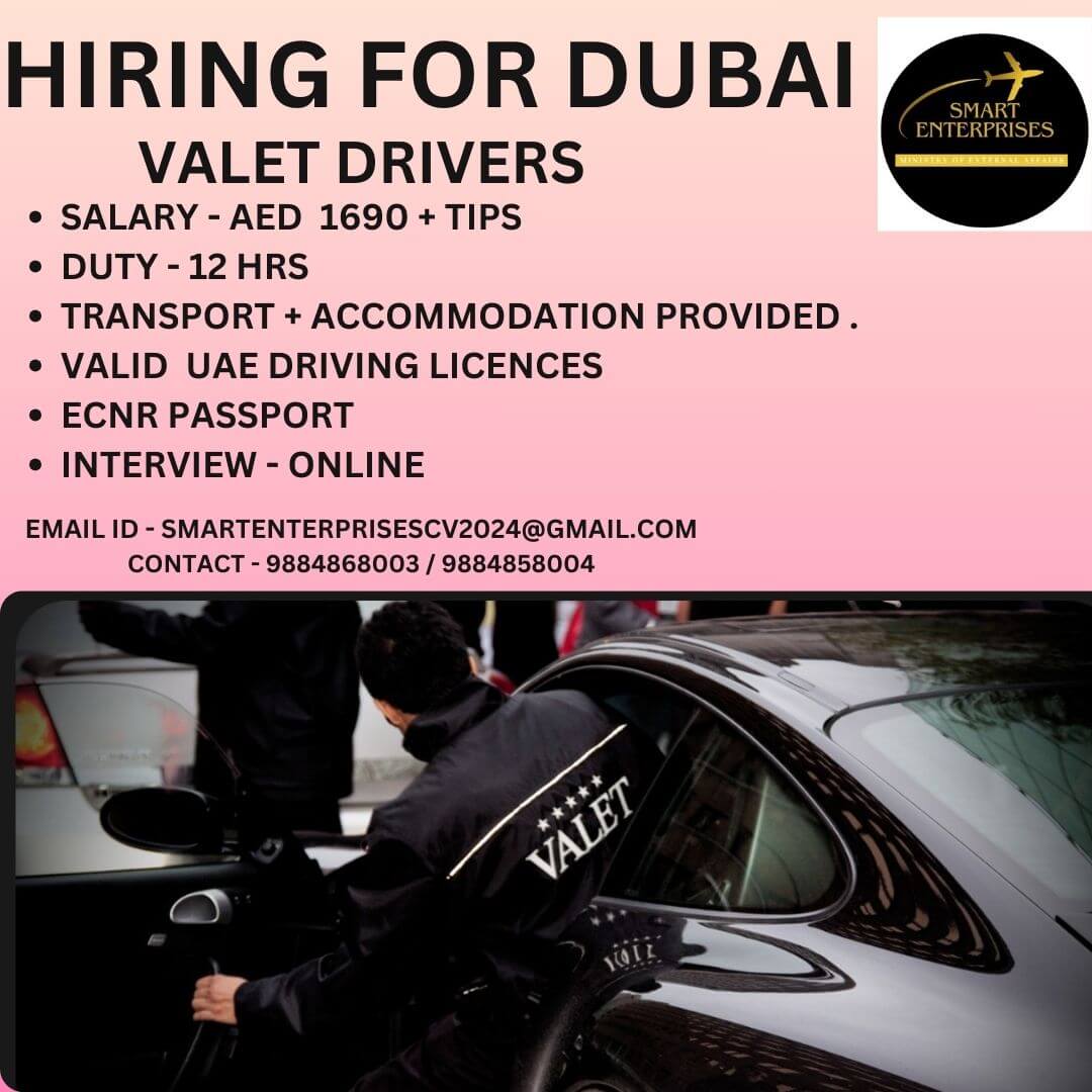 hiring for Dubai