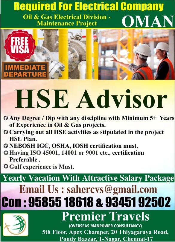 HSE Officer/Advisor