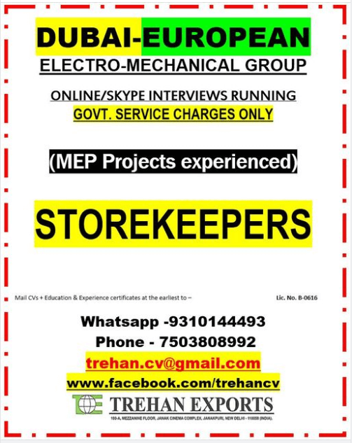 STOREKEEPERS (MEP PROJECTS)