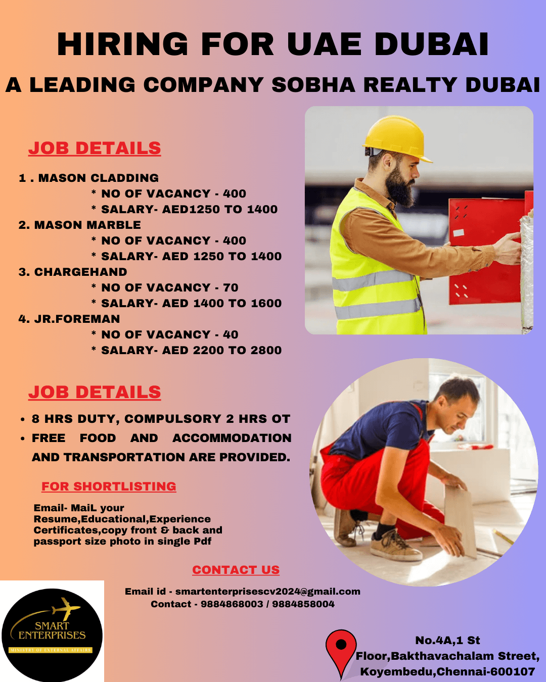 hiring FOR uae dubai