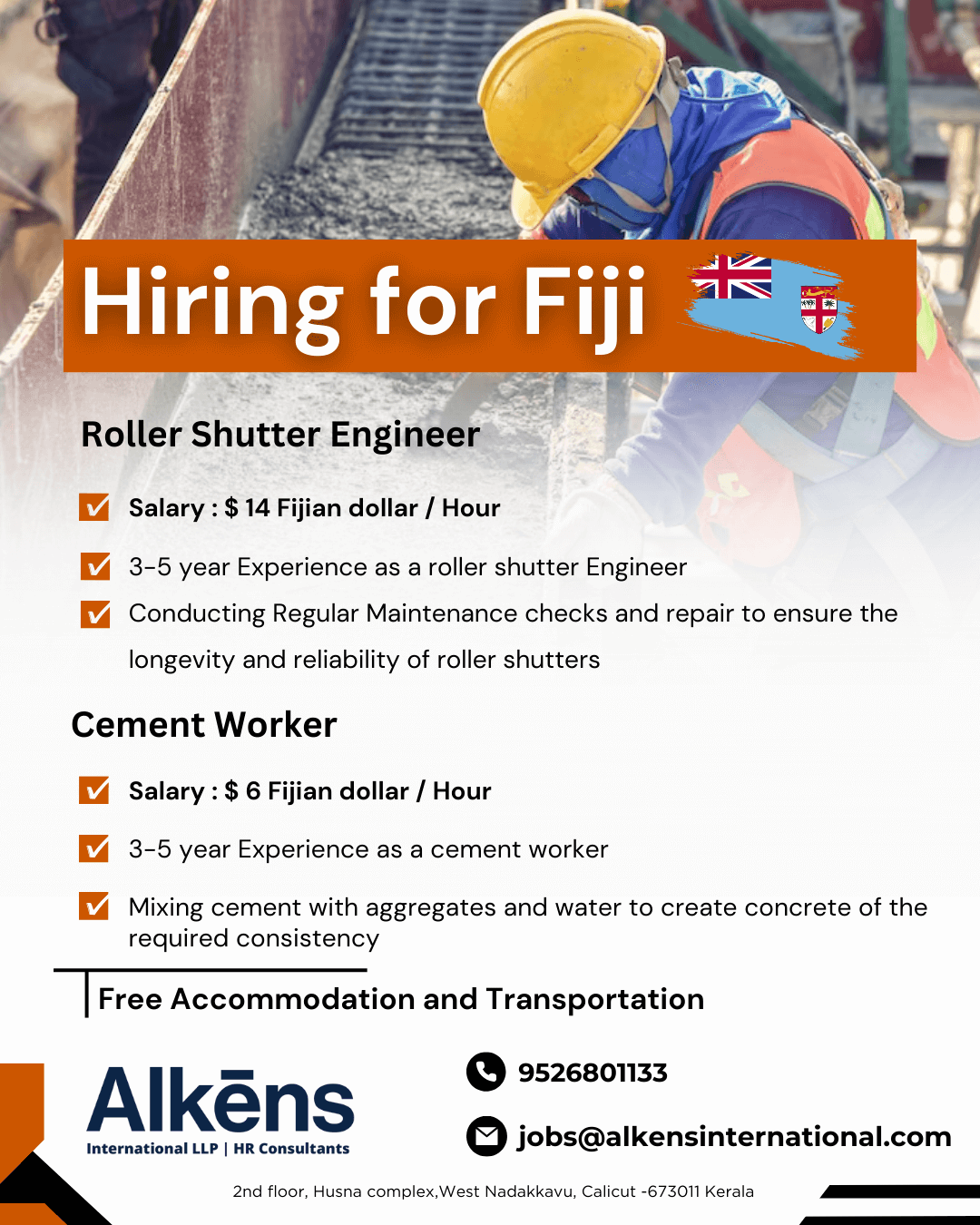 Hiring for Fiji