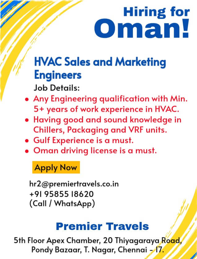 Hiring for Oman country