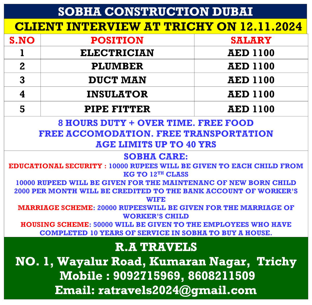 SOBHA CONSTRUCTION DUBAI