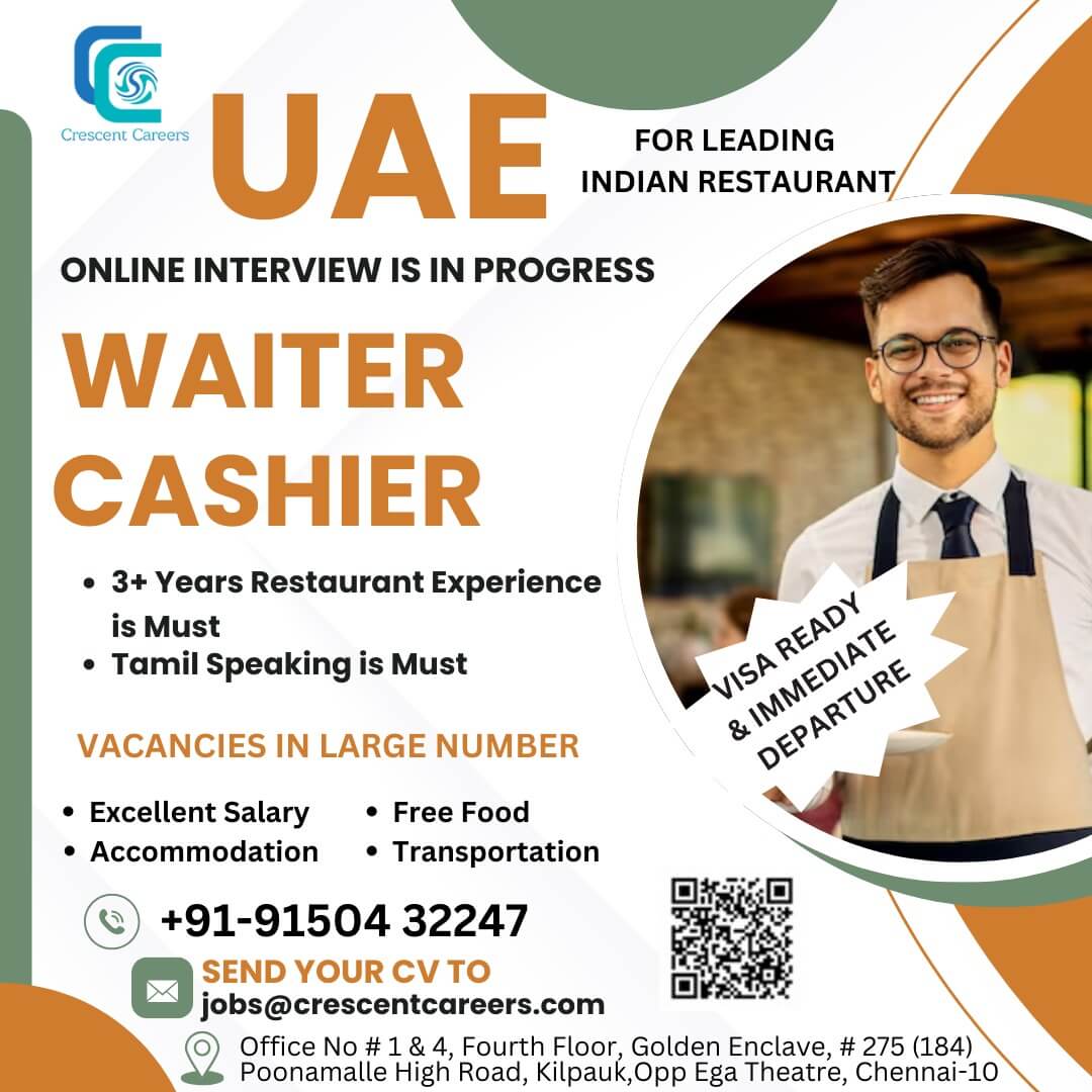 WAITER / CASHIER