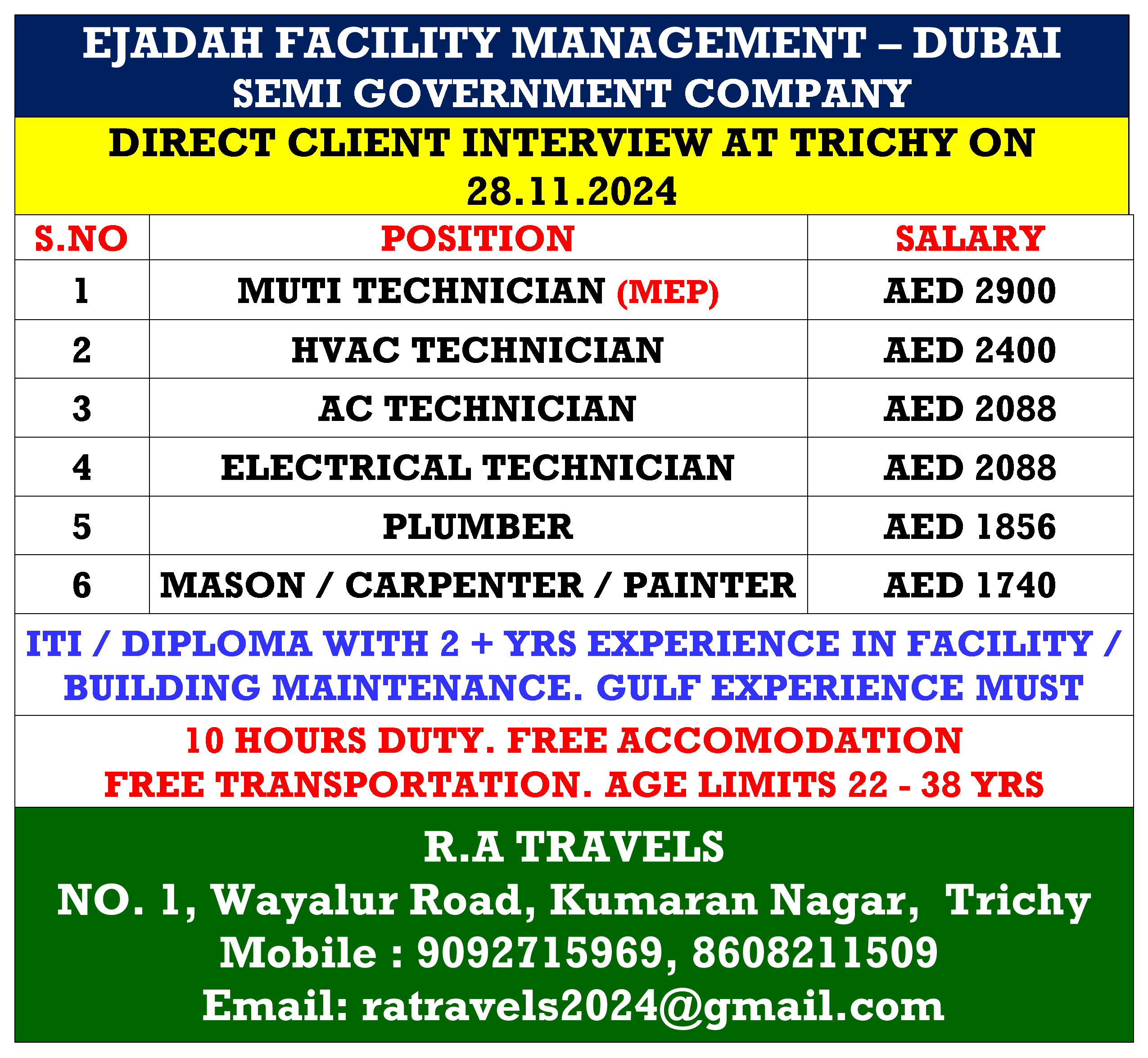 EJADAH FACILITY MANAGEMENT – DUBAI SEMI GOVERNMENT COMPANY