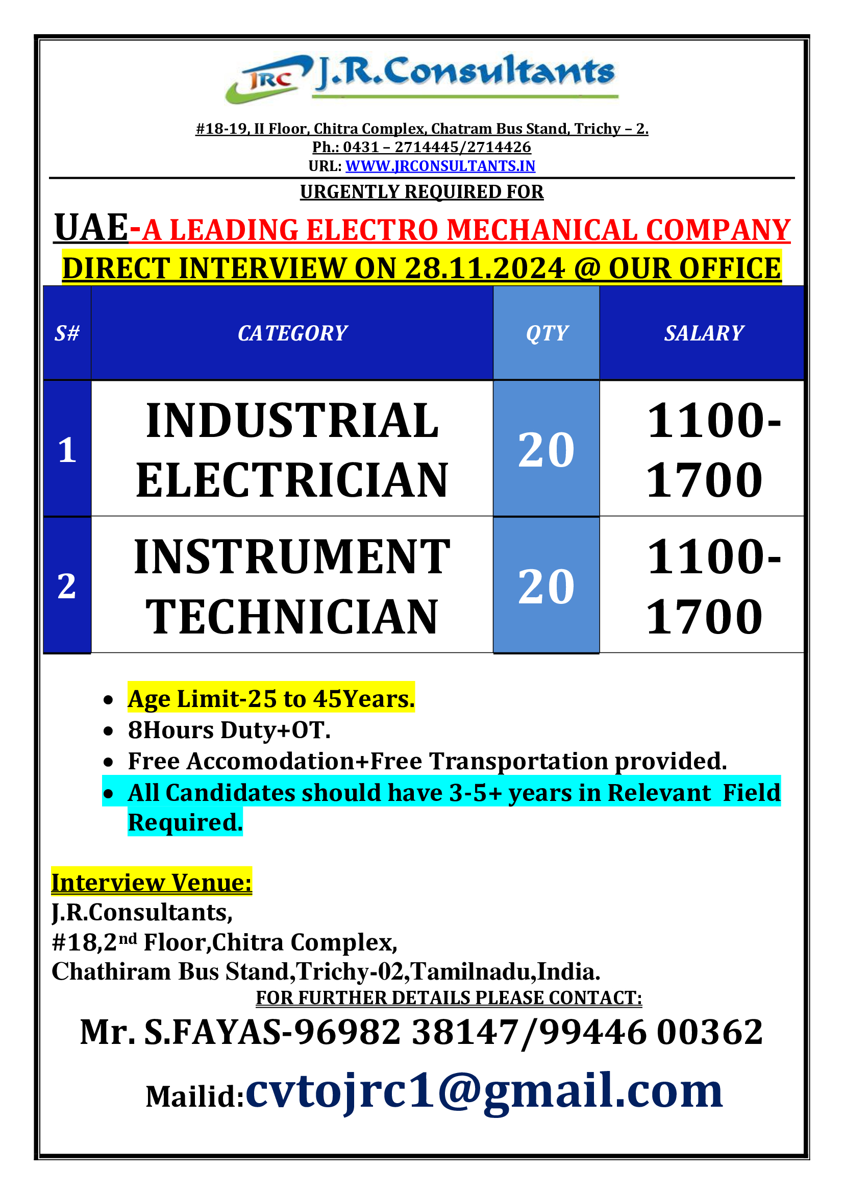 DUBAI A LEADING ELECTROMECHANICAL  COMPANY