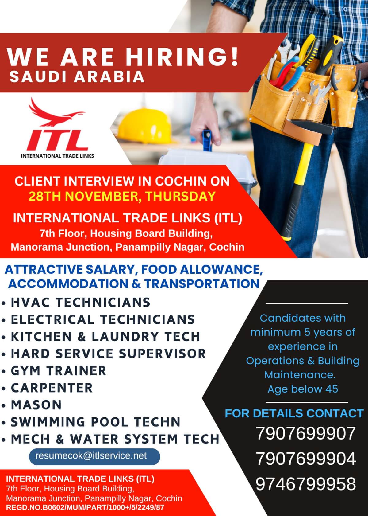 FOR A OPERATIONS & MAINTENANCE COMPANY, KSA