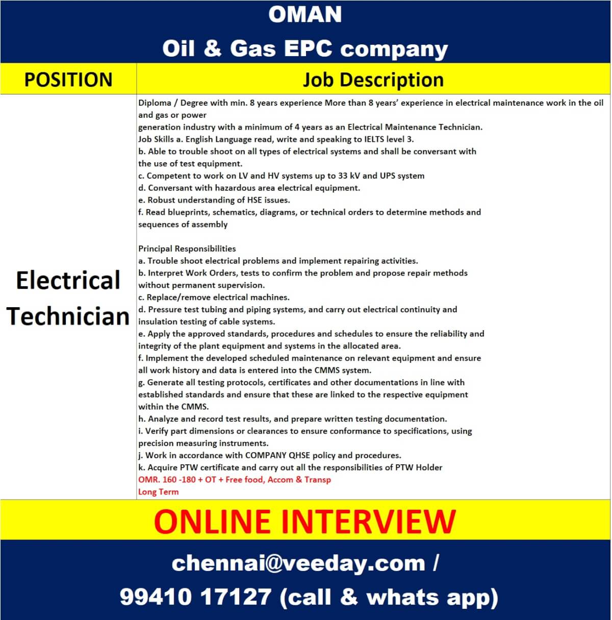 Electrical Technician