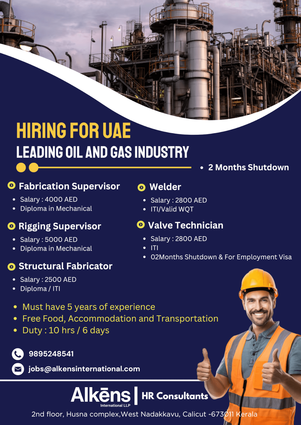 HIRING FOR UAE