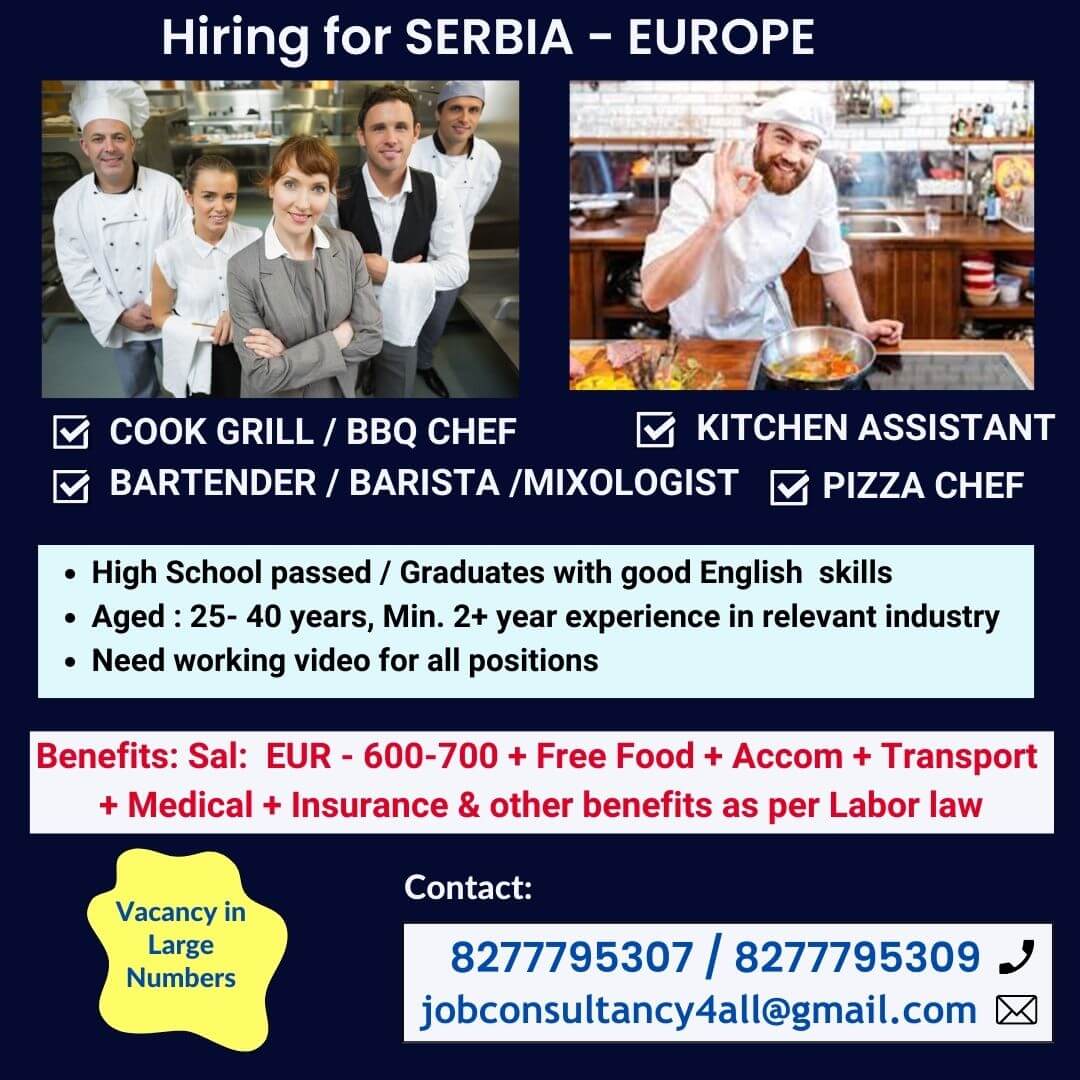 hiring FOR EUROPE - SERBIA