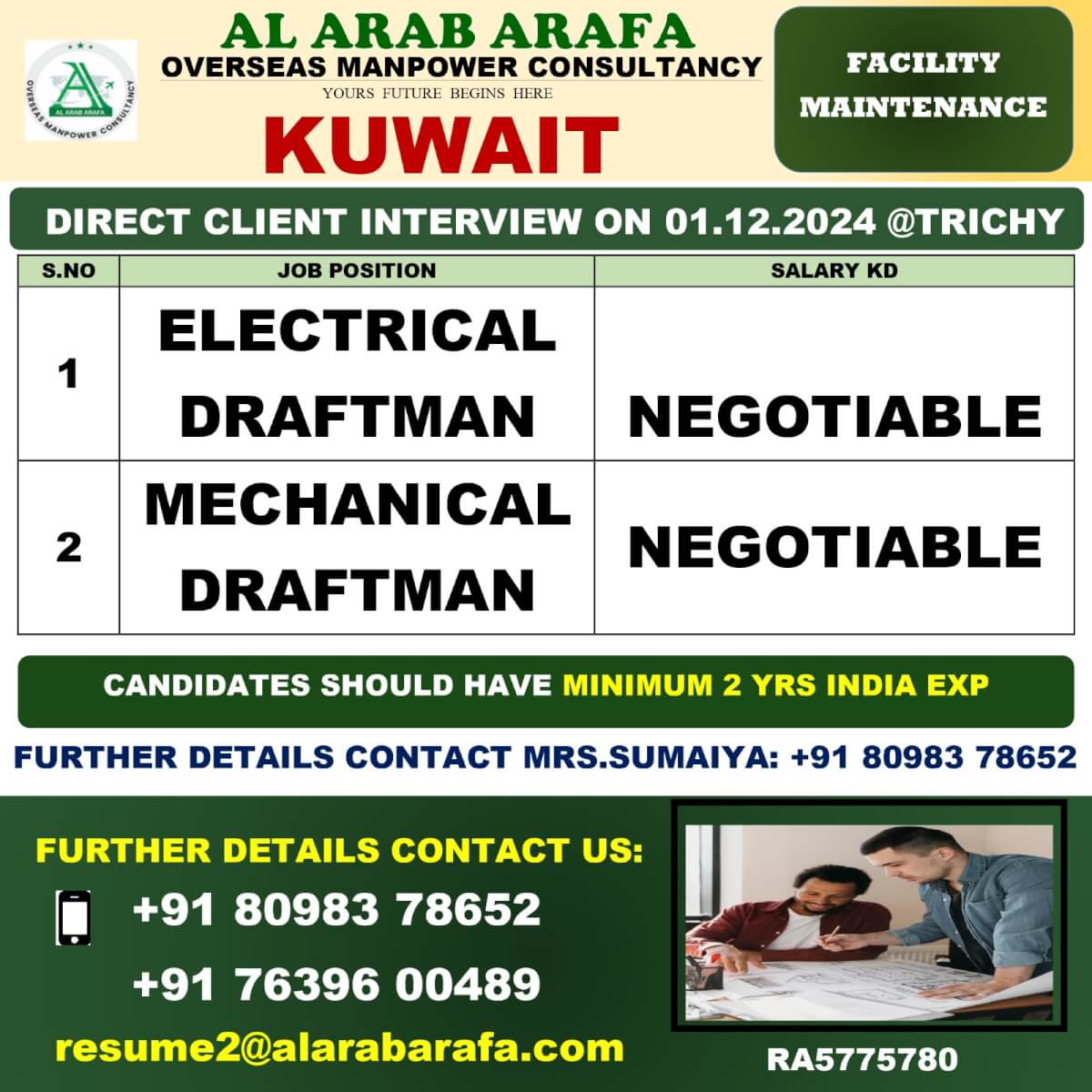 DIRECT CLIENT INTERVIEW ON 01.12.2024@TRICHY