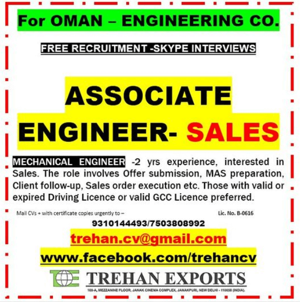 MECHANICAL SALES ENGINEER