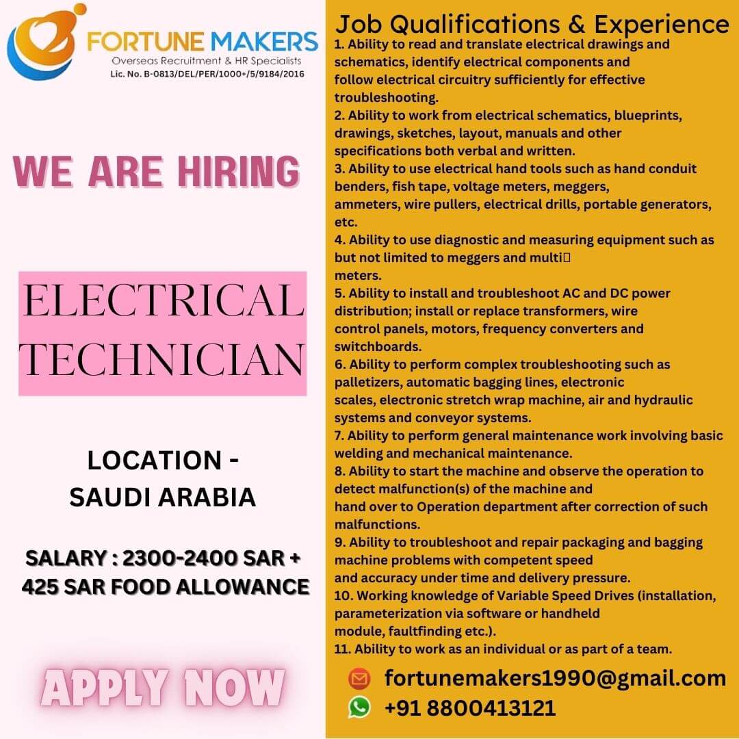 ELECTRICAL TECHNICIAN