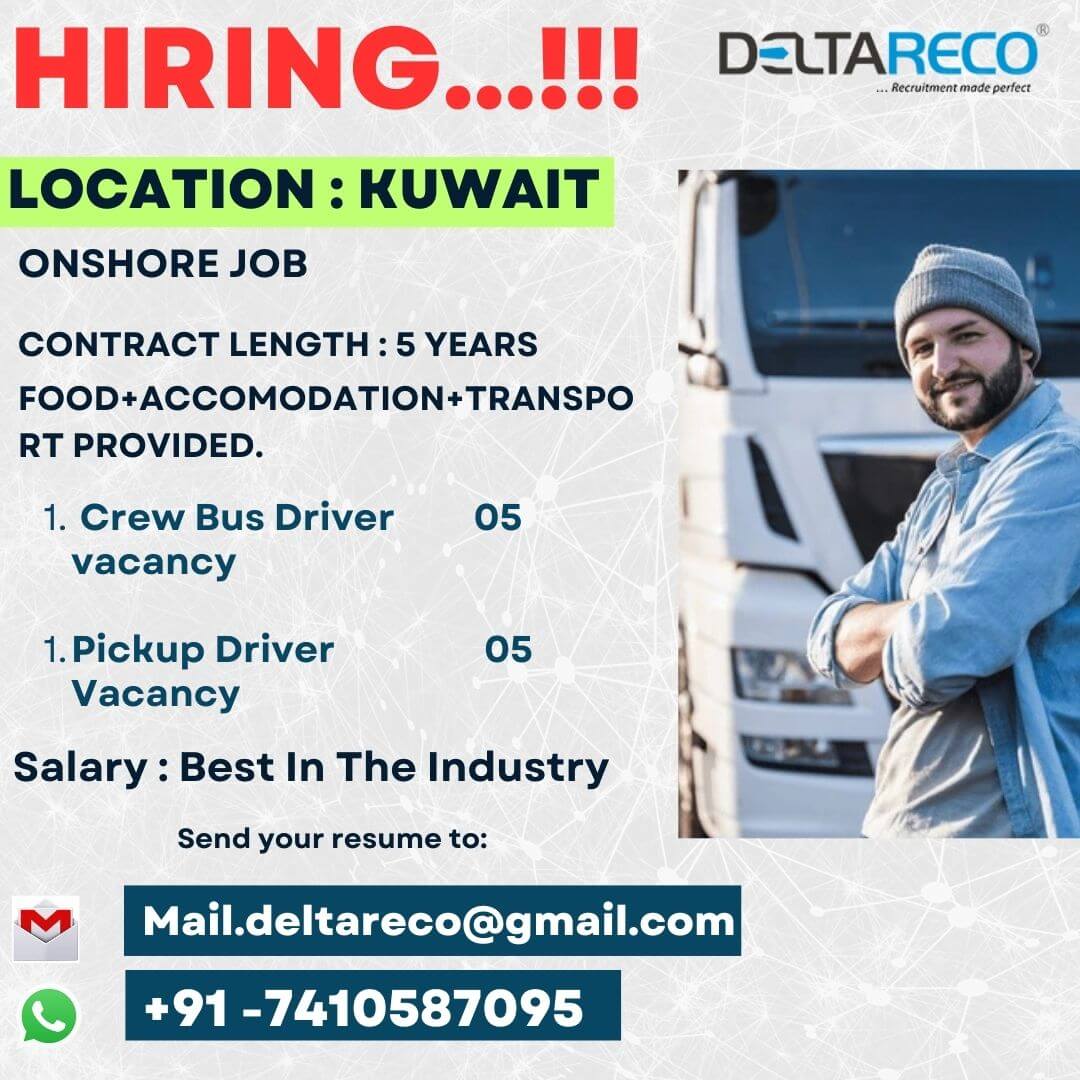 Hiring Drivers For Kuwait